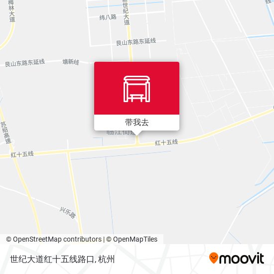 世纪大道红十五线路口地图