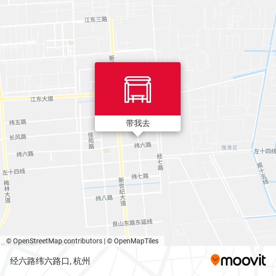 经六路纬六路口地图