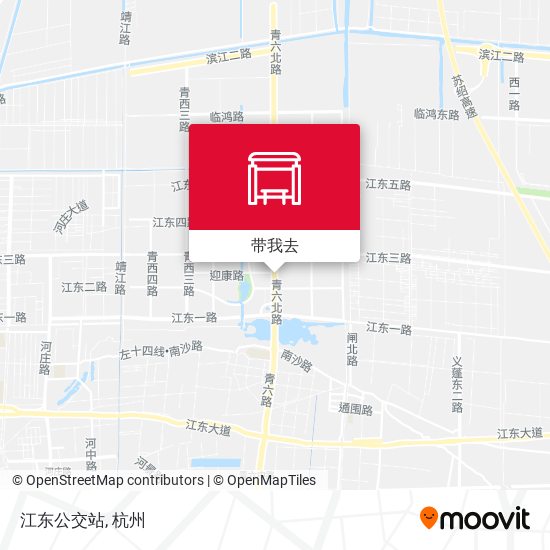 江东公交站地图