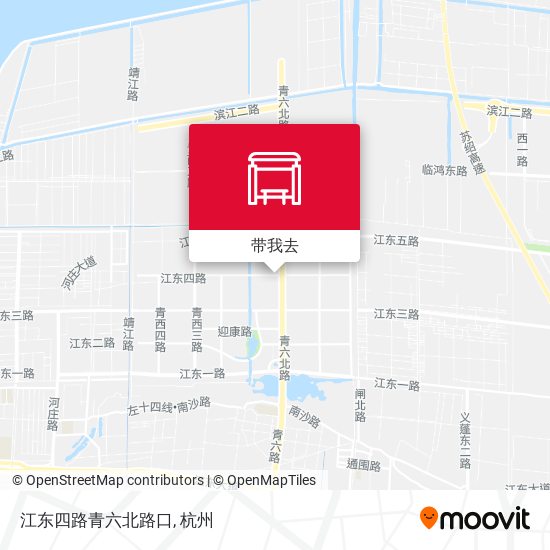 江东四路青六北路口地图