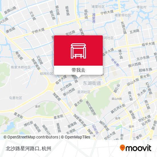 北沙路星河路口地图