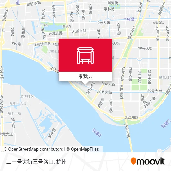二十号大街三号路口地图