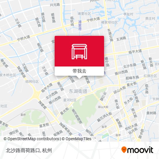 北沙路雨荷路口地图