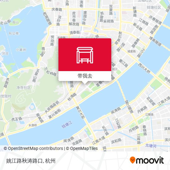 姚江路秋涛路口地图