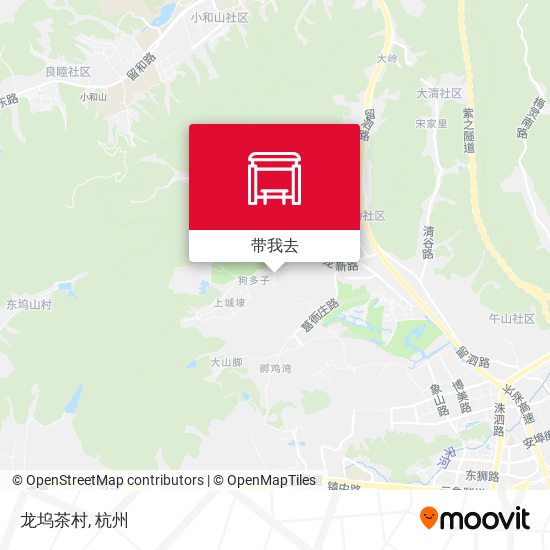 龙坞茶村地图