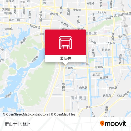 萧山十中地图
