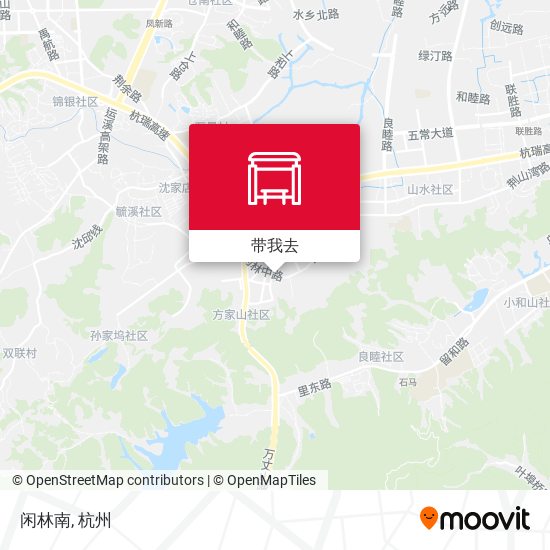 闲林南地图
