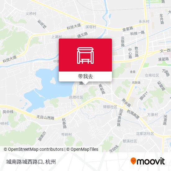 城南路城西路口地图