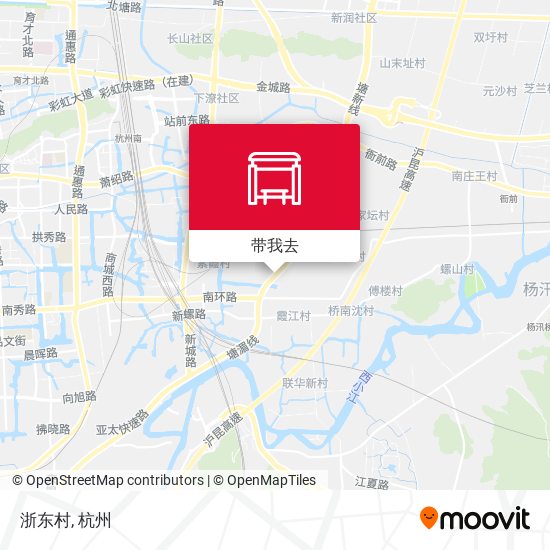 浙东村地图