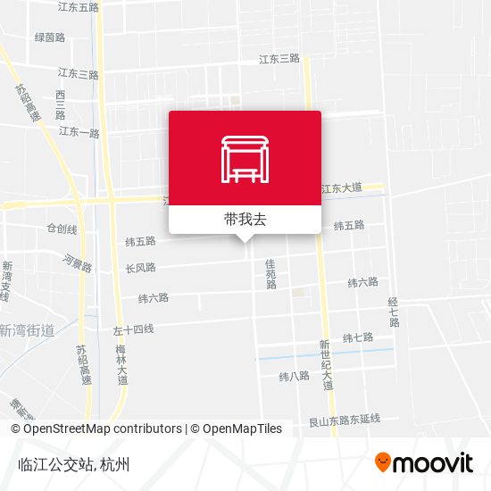 临江公交站地图