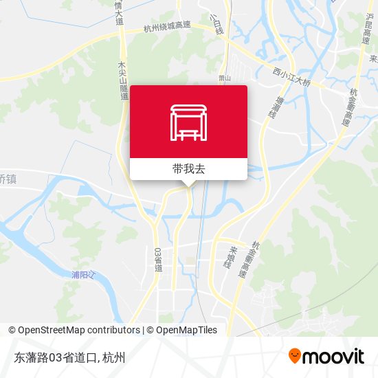 东藩路03省道口地图