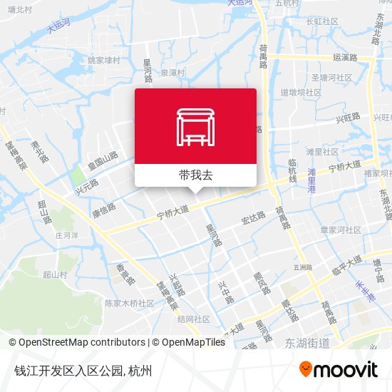 钱江开发区入区公园地图