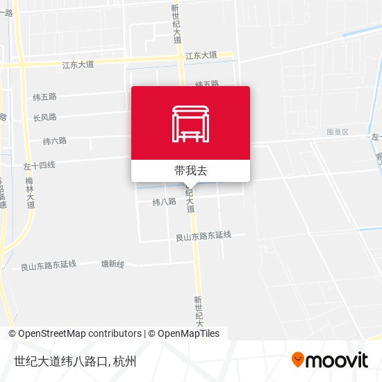 世纪大道纬八路口地图