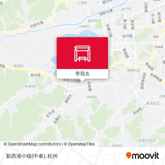 新西湖小镇(中泰)地图