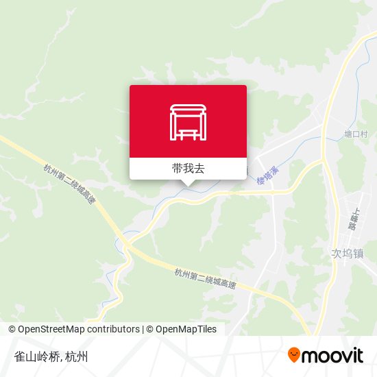 雀山岭桥地图