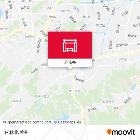 闲林北地图