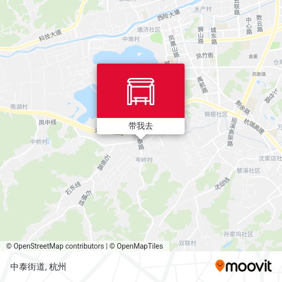 中泰街道地图