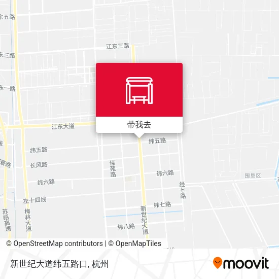 新世纪大道纬五路口地图