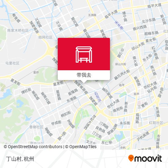 丁山村地图