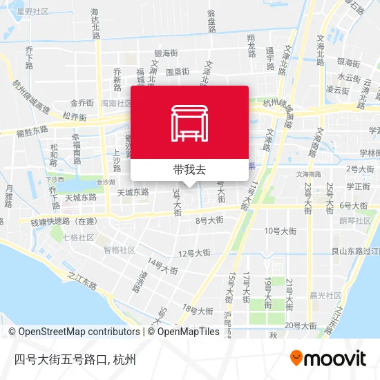四号大街五号路口地图