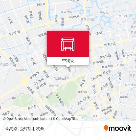 荷禹路北沙路口地图