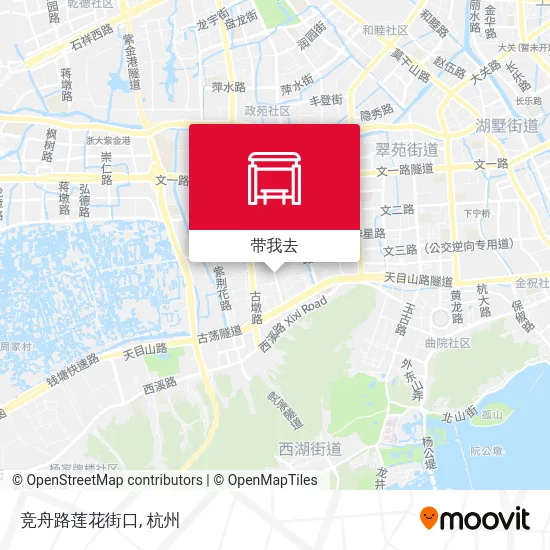 竞舟路莲花街口地图