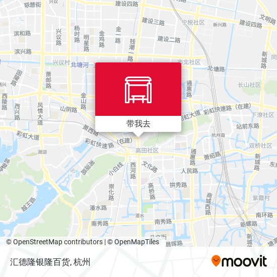 汇德隆银隆百货地图