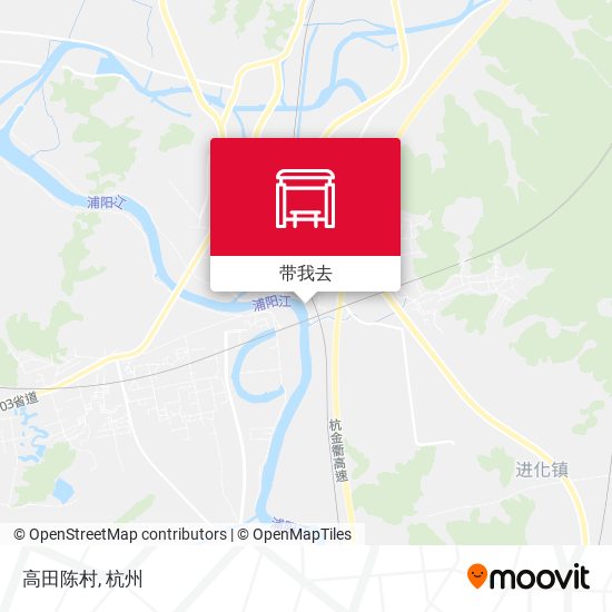 高田陈村地图