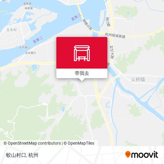 蛟山村口地图