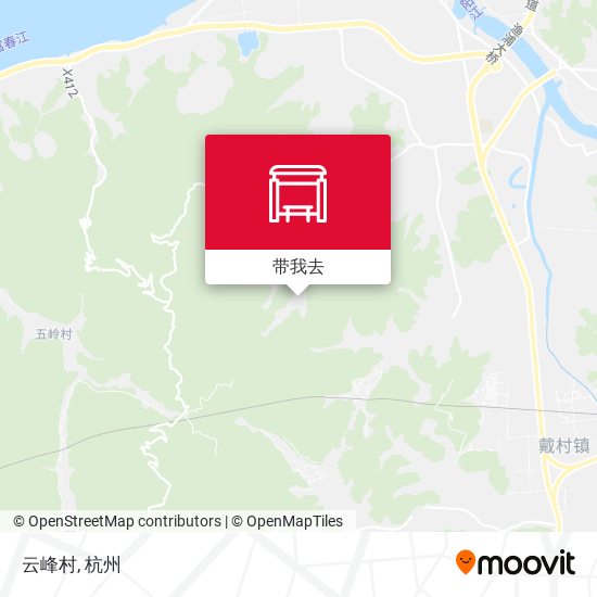 云峰村地图