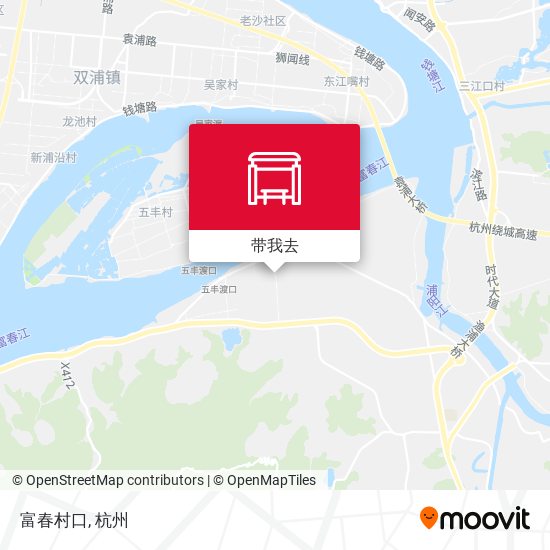 富春村口地图