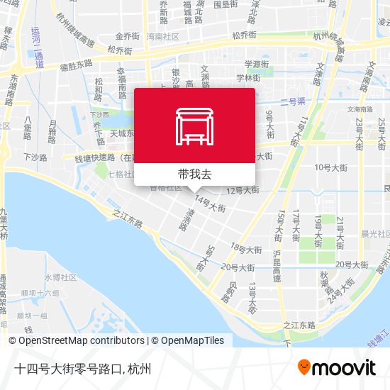 十四号大街零号路口地图
