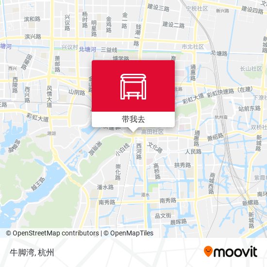 牛脚湾地图
