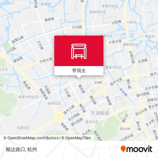 顺达路口地图