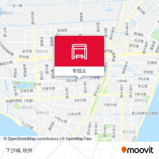下沙城地图
