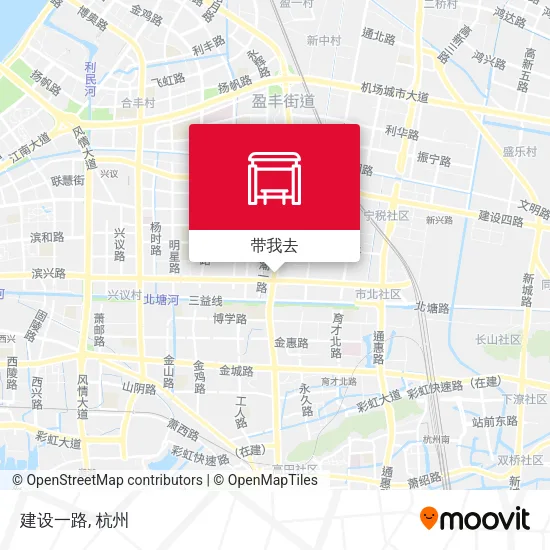 建设一路地图