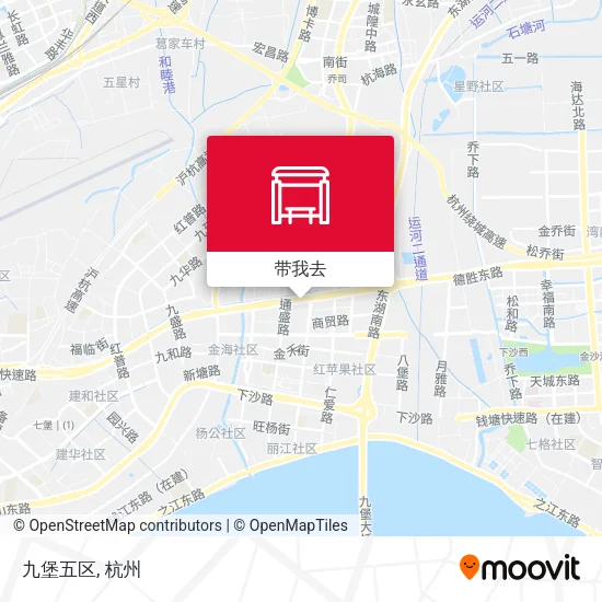 九堡五区地图