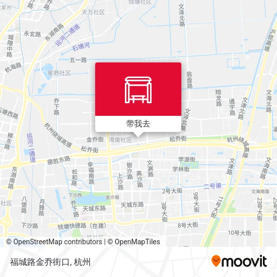 福城路金乔街口地图