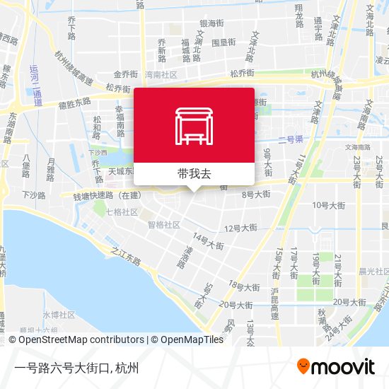 一号路六号大街口地图