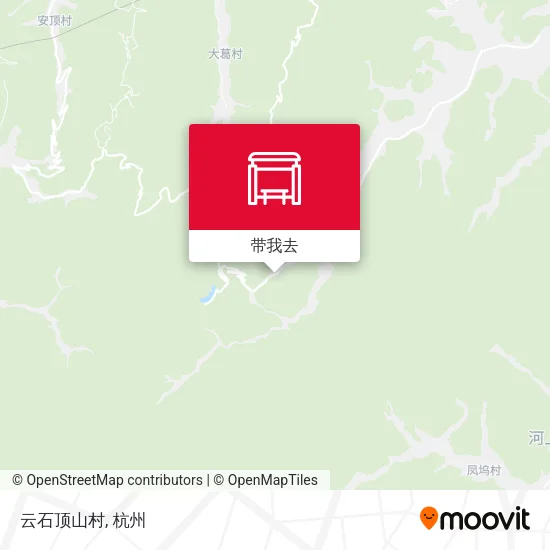 云石顶山村地图