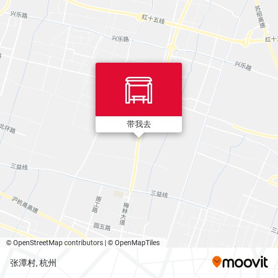 张潭村地图