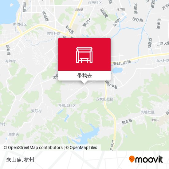 来山庙地图