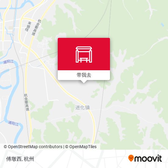 傅墩西地图