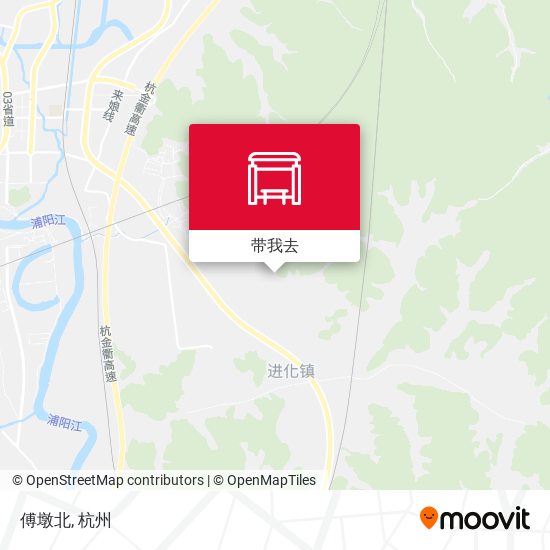 傅墩北地图