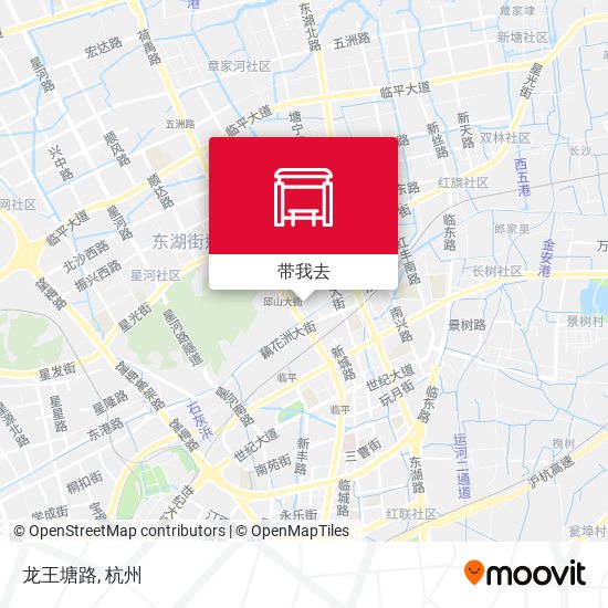 龙王塘路地图