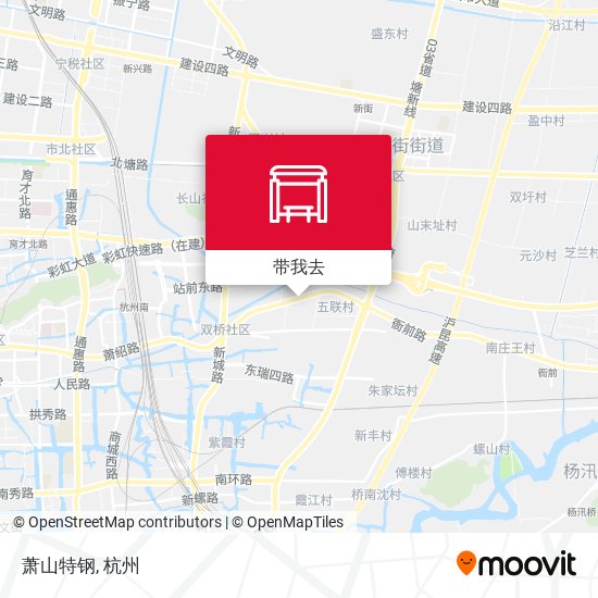 萧山特钢地图