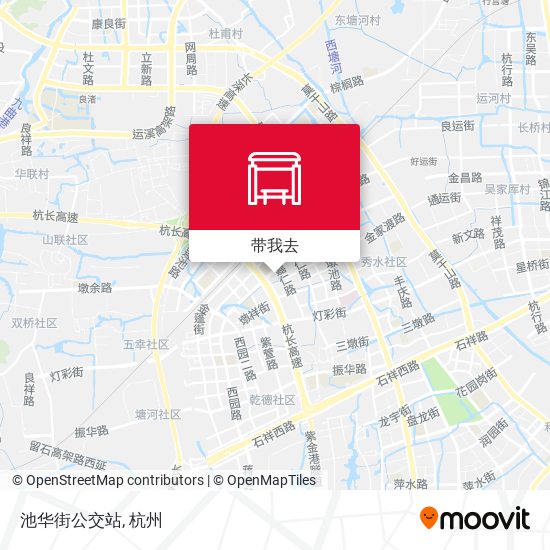 池华街公交站地图