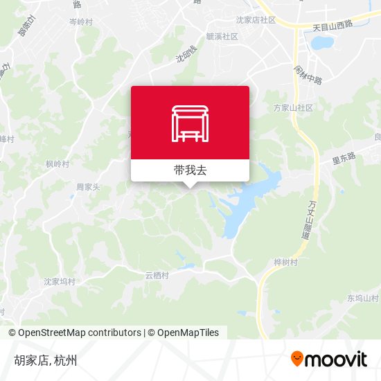 胡家店地图