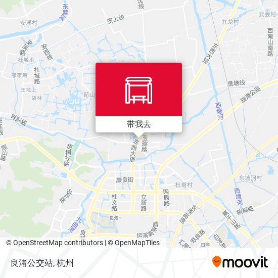 良渚公交站地图