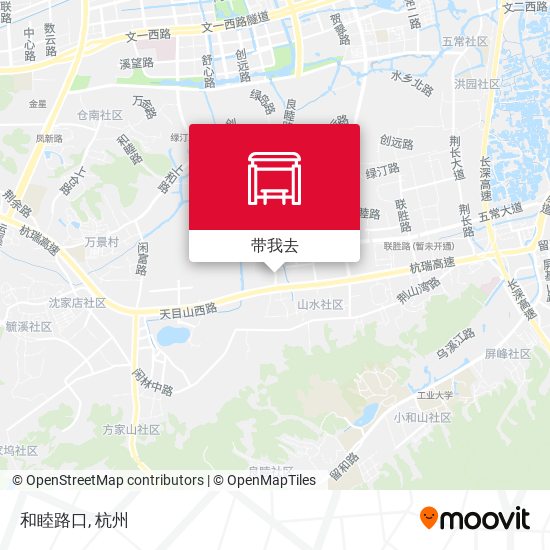 和睦路口地图